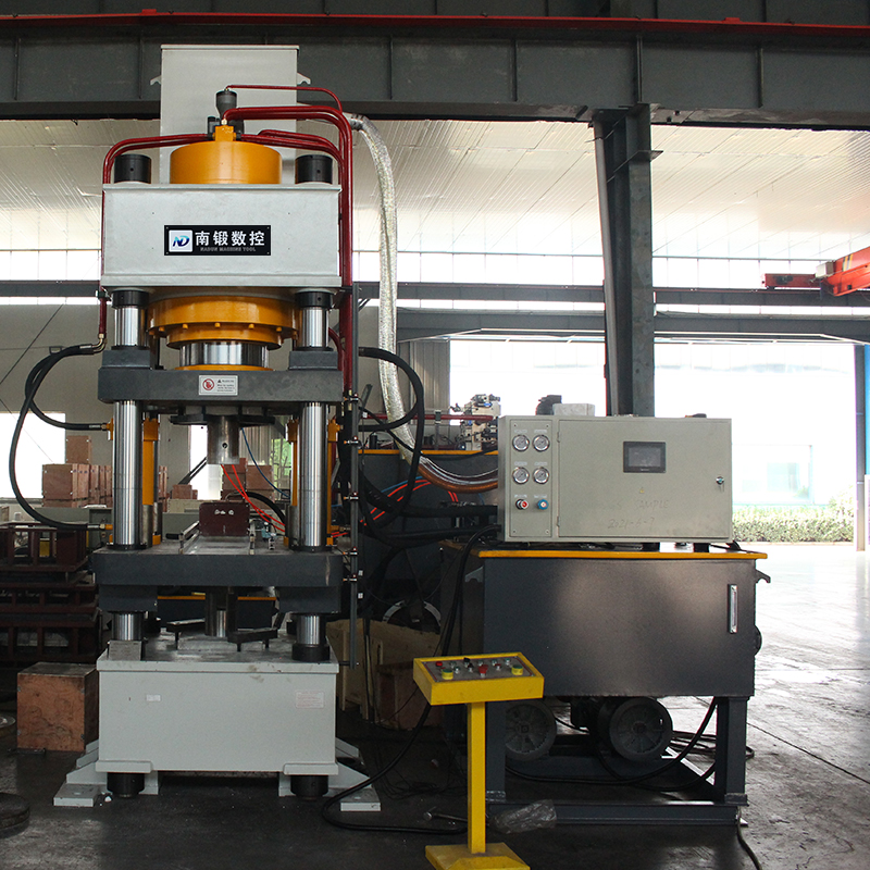 5公斤牛羊舔磚液壓機粉末成型油壓機試機視頻