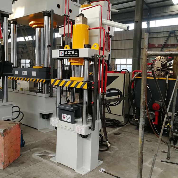 禽啄磚100噸粉末成型液壓機三梁四柱油壓機