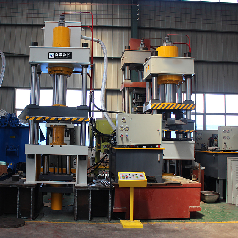 滕州200噸銅壺底座拉伸成型四柱液壓機 單動薄板拉伸成型油壓機