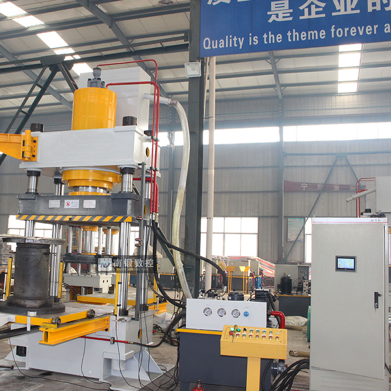 400噸液壓機帶雙移動工作臺四柱油壓機400T帶升降裝置壓力機