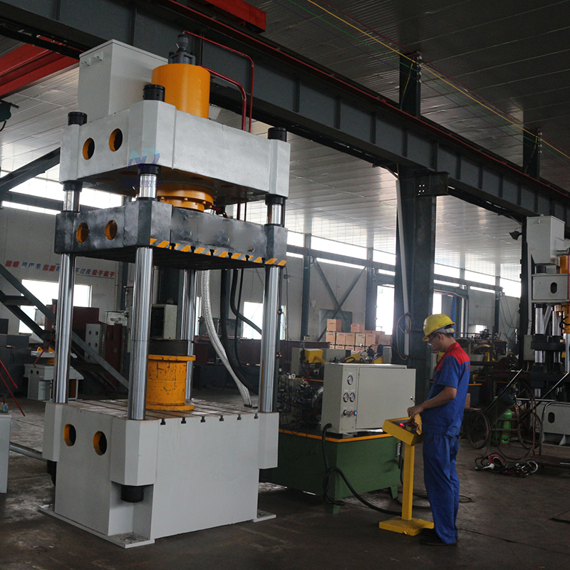 315噸四柱油壓機不銹鋼鋁鐵拉伸成型液壓機單缸大臺面壓力機