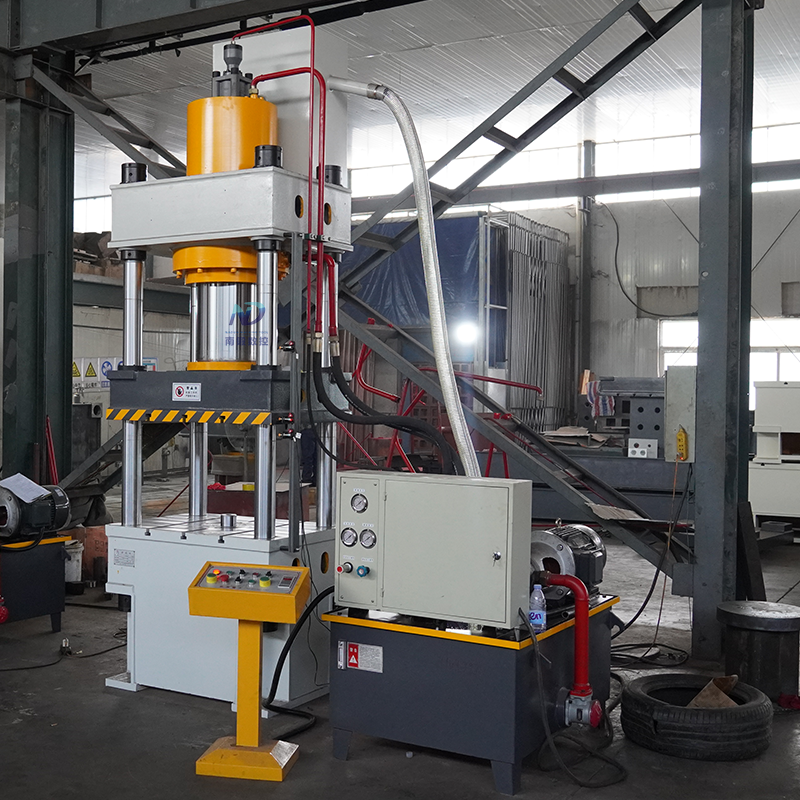 熱壓成型油壓機 電加熱油加熱壓力機 200噸四柱油壓機