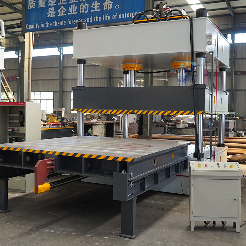 400噸雙缸四柱油壓機(jī) 移動(dòng)工作臺(tái)壓力機(jī) 