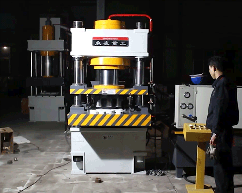 315噸硼砂粉末成型四柱液壓機(jī)