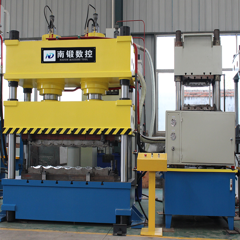 315t雙缸大臺面油壓機，彩石金屬瓦拉伸成型液壓機