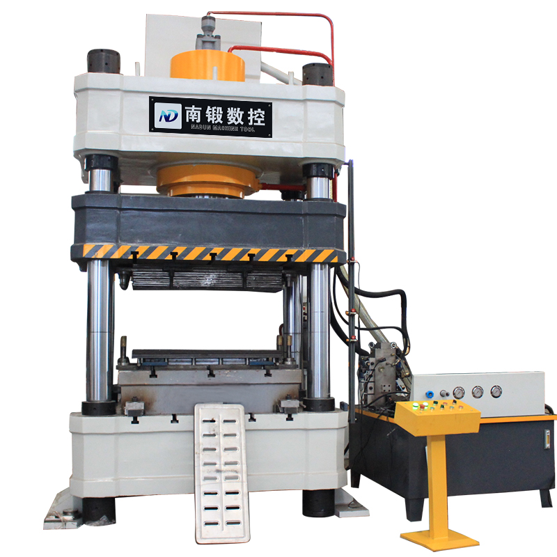 400T不銹鋼地漏蓋板成型油壓機，400噸金屬成型油壓機