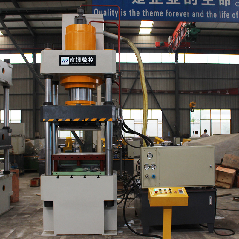 400T三梁四柱油壓機，400噸陶瓷粉末成型油壓機