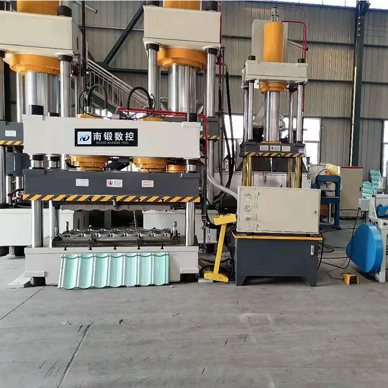 三梁四柱油壓機315t大臺面雙缸油壓機 彩石金屬瓦成型壓力機