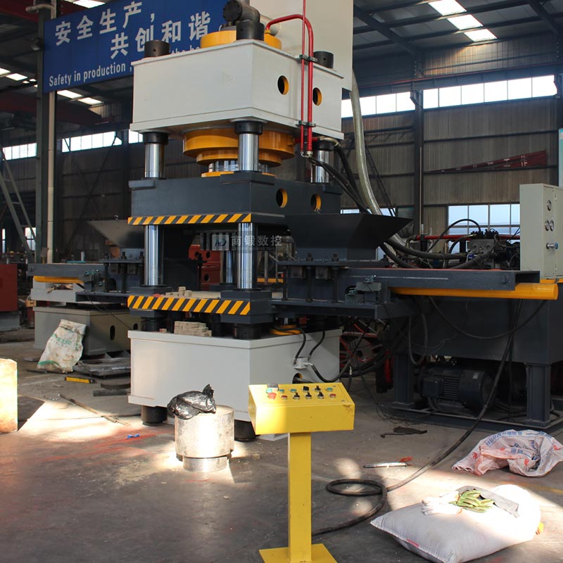 魚餌壓塊機630噸雙色魚餌塊成型油壓機